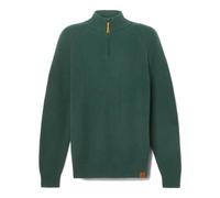 Timberland Williams River, Maglione Testurizzato con 1/4 Zip da Uomo (IT, Testo, M, Regular, Regular, Verde)