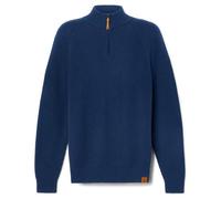 Timberland - Williams River Textured 1/4 Zip Sweater - Maglione S blu