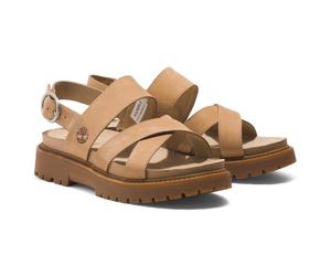 Timberland - Women's Clairemont Way Cross-Strap Sandal - Sandali EU 40 marrone/beige