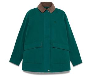 Timberland - Women's Waterproof Cotton Barn Coat - Giacca tempo libero XL verde/blu