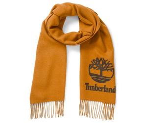 Timberland - Yarn Dye Scarf with Printed Logo - Sciarpa S/M arancione