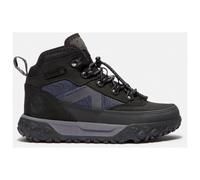 Timberland - Youth's Greenstride Motion 6 Mid Bungee WP Boot - Scarpe per il tempo libero US 13 | EU 31 bianco/nero