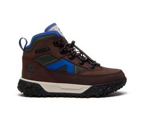 Timberland - Youth's Greenstride Motion 6 Mid Bungee WP Boot - Scarpe per il tempo libero US 4 | EU 36 nero/marrone