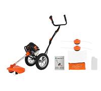 TIMBERPRO - Decespugliatore su Ruote 52cc - Potenza 1,91 HP - con 2 Teste di Taglio.