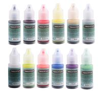 Timbertech-Kit Pittura Colori acrilici per aerografo, 12x10ml, Modello Set base vernice multicolore Air Base