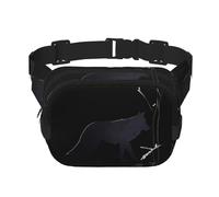 Timberwolves - Marsupio multifunzione con stampa, unisex, alla moda, per viaggi e sport