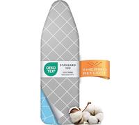 Timbley Turbo Copriasse da Stiro 150x50 - Riflettente al Calore per Stiratura Rapida - Montaggio Facile con Elastico - 2X Imbottitura Comfort & OEKOTEX100 | Made in Europe | Taglia XXL