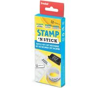 Timbra E Attacca Refill Kit, Kit Di Ricambio per Timbro Vestiti Bambini Asilo pe