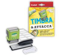 Kit Timbra e Attacca - per stampa su tessuti/etichette - Trodat