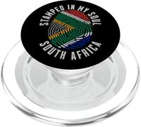 Timbrato nella mia anima bandiera del Sud Africa Orgoglio sudafricano PopSockets PopGrip per MagSafe