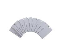 Timbratrice, 200 pz UID Blocco 0 Riscrivibile Scrivibile 125 KHZ 13.56 MHz RFID Tag Portachiavi Clone Tag Carta Copia Carte Portachiavi Portachiavi,Affrancatrice(EM04)