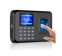 Timbratrice, Dispositivo biometrico for il riconoscimento delle impronte digitali della password Macchina for la presenza dei dipendenti Registratore dell'orologio for il check-in Schermo LCD da 2,4"