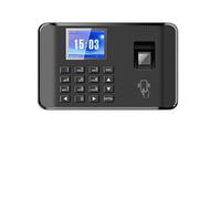 Timbratrice, Intelligente biometrico di impronte digitali password macchina presenze orologio registratore di check-in dei dipendenti schermo LCD da 2,4 pollici,Affrancatrice(With U disk)