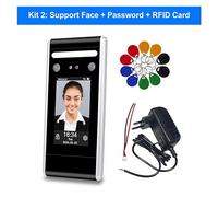 Timbratrice, Riconoscimento facciale Controllo accessi Rilevamento dinamico Serratura porta Macchina for la presenza del volto Software gratuito TCP/IP USB,Affrancatrice(DT60 kit2)