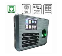 Timbratrice, TX628 Tcp/ip di presenza biometrico Impronta digitale Orologio Dispositivo elettronico for macchina di controllo dei dipendenti,Affrancatrice(TX628-ID,SPANISH_PLUG)