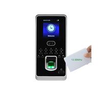 Timbratrice, ZK Multibio800-H 400 Riconoscimento delle impronte digitali del viso di controllo accessi alla porta TCP/IP Rilevatore biometrico di presenze facciali,Affrancatrice(Multibio800-ID,French