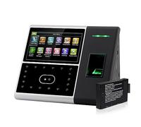 Timbratura in Macchina, Di presenza biometrico Face Time Lettore di impronte digitali USB Orologio Temporale Macchina for il controllo degli accessi dei dipendenti con batteria Orologio Da Ufficio(Col