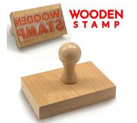 Timbri in gomma personalizzati in legno timbro a inchiostro personalizzato con logo testo indirizzo nome personalizzato per marchio aziendale imballaggio ufficio artigianato fai da te - rettangolare