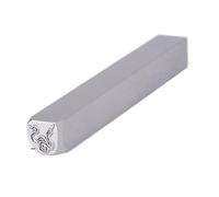 Timbri in Metallo Strumento per Intaglio e stampaggio di Metalli con Motivi Animali dei dodici Animali dello Zodiaco, utilizzato per Realizzare pelletteria e Gioielli.(Snake)