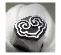 Timbri in Metallo Strumento per timbri in Acciaio con Motivo a Lucchetto Ruyi Fai da Te, utilizzato per Braccialetti, Anelli, Pendenti, Orecchini(4x6mm)