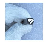 Timbri in Metallo Timbro per stampaggio in Metallo con Motivo a Forma di Cuore, Strumento per stampaggio Personalizzato da 3 mm/5 mm, utilizzato per Chiavi, Gioielli, Pelle(Love4,5mm)