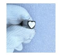 Timbri in Metallo Timbro per stampaggio in Metallo con Motivo a Forma di Cuore, Strumento per stampaggio Personalizzato da 3 mm/5 mm, utilizzato per Chiavi, Gioielli, Pelle(Love6,5mm)