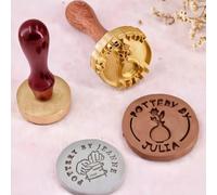 Timbri In Ottone Personalizzati Per Argilla, Timbro In Ceramica Con Firma Personalizzata