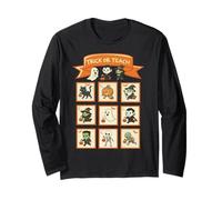 Timbri per Insegnante di Halloween con Costumi Carini Trucchi o insegnare ai Bambini Maglia a Manica