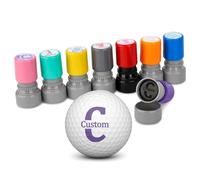 Timbri per palline da golf personalizzati/testo/nome, marcatori a sfera da golf a lunga durata, monogramma personalizzato per golfisti