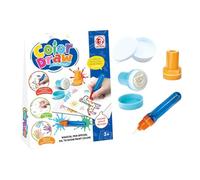 Timbri per pittura per bambini, strumenti a pennello per disegnare e dipingere, funzione creativa, ideale per la mano degli insegnanti, artigianato prescolare, colorare, scrapbooking, taring