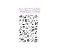 Timbri Stampo Bullet Journal - Attività all'aria aperta - 54 pz
