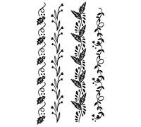 Timbri trasparenti Sizzix 4PK Bordi organici di Olivia Rose | 665976 | Capitolo 3 2022