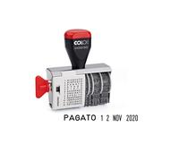 Timbro 04000/WD datario + Polinomio - 12 diciture 4 mm - Colop