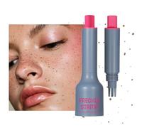 Timbro a cinque punti, colore marrone, liquido lentiggini, penna realistica, penna Freckle con finitura Sunkissed Finish, 24 ore durevole e impermeabile, con tecnologia di stampa