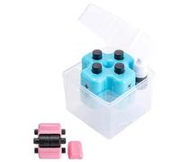 Timbro a rullo matematico 4 in 1, rullo per matematica, aggiunta casuale, sottrazione, moltiplicazione e pratica di riempimento del vuoto, timbri digitali per insegnamento con inchiostro di ricarica