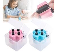 Timbro a rullo matematico 4 in 1, rullo per pratica aritmetica casuale, strumento didattico per sottrazioni aggiuntive, strumento didattico portatile per l'apprendimento digitale, forniture educative