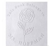 Timbro a Secco Personalizzato, Regalo Da Libraio, Timbro Personalizzato per Biblioteca, Regalo per Insegnanti per Il Giorno Del Ringraziamento