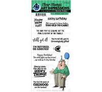 Timbro Art Impressions Laugh Lines - Compleanno