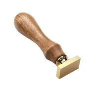 Timbro artigianale con manico in legno, set per sigillo, carta, busta, sigillo incompiuto, rotondo, quadrato, fiore, cuore, testa timbro