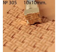 Timbro artigianale in pelle di mattoni strumento artigianato cesto in ottone ...