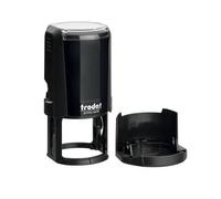 Timbro autoinchiostrante max 8 righe - Trodat eco PRINTY 4638 - Ø38 mm nero 76854