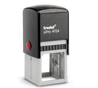 Timbro autoinchiostrante Trodat PRINTY 4924 in plastica 40x40 mm nero 69667
