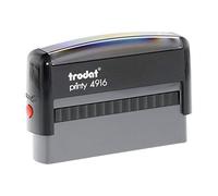 Timbro autoinchiostrante Trodat PRINTY 4916 in plastica 70x10 mm nero 72642