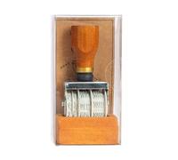 Timbro Calendario Portatile Vintage In Legno Personalizzabile Giorno Mese Anno Per Uso In Ufficio E Viaggio Timbro Datario In Gomma In Legno Massello