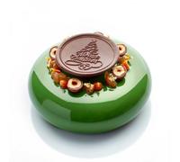 Timbro Cioccolato Christmas Tree 6 cm per Decorare Torte Natalizie Martellato