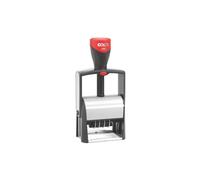 Timbro Colop autoinchiostrante datario con piastra personalizzabile 37x58 mm - 2