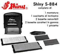 Timbro Componibile Shiny S-884, 58X22 mm autoinchiostrante D-I-Y Set Printer