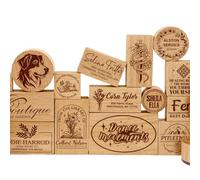 Timbro con logo personalizzato, grande timbro di gomma, personalizzabile con iniziale/logo/opera d'arte, carica il tuo logo, timbri personalizzati da 1 a 20,3 cm