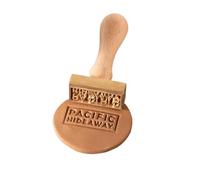 Timbro con logo personalizzato - Timbri in argilla personalizzati, design con logo altamente dettagliato, timbro in ottone fatto a mano, strumenti in ceramica per la creazione di biscotti iniziali