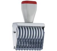 Timbro con numeri a 6/8/10 cifre, timbro in gomma, timbro da ufficio modificabile, timbro girevole, timbri aziendali regolabili (timbro a 10 cifre)